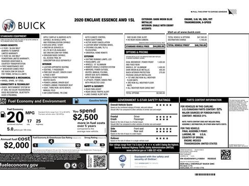 Used 2020 Buick Enclave Essence image 9
