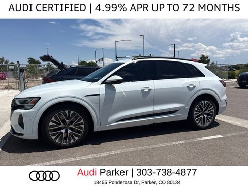 Used 2024 Audi Q8 e-tron Premium Plus w/ Premium Plus Package AWD/4WD image 2