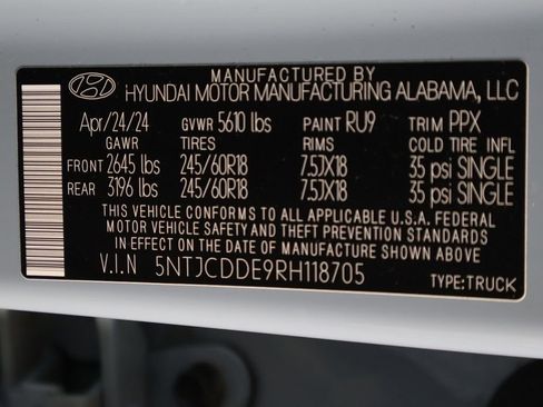 Used 2024 Hyundai Santa Cruz SEL w/ Activity Package AWD/4WD image 42