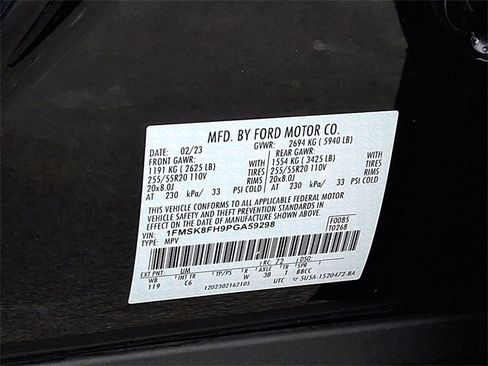 Used 2023 Ford Explorer Limited w/ Equipment Group 301A image 18
