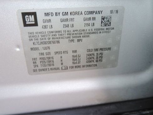 Used 2016 Chevrolet Trax LS w/ LPO, Protection Package image 13