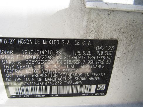 Used 2023 Honda HR-V LX image 6