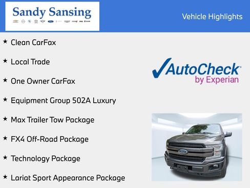 Used 2018 Ford F150 Lariat w/ Equipment Group 502A Luxury AWD/4WD image 8