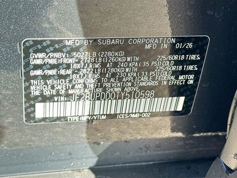 New 2026 Subaru Outback Limited image 32