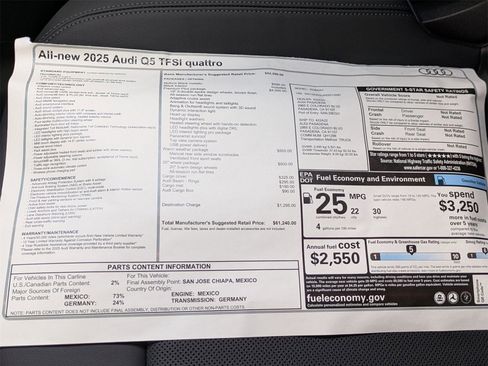 New 2025 Audi Q5 Premium Plus image 18