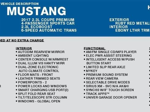 Used 2017 Ford Mustang Premium image 16