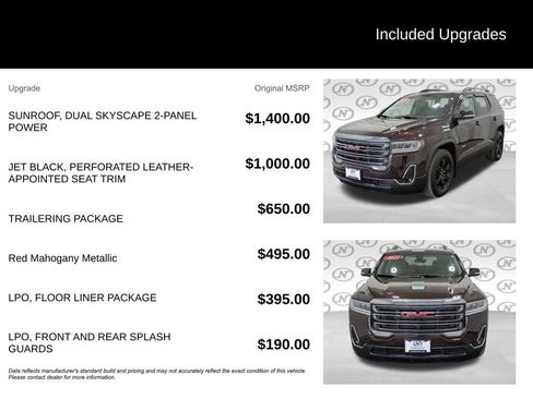 Used 2021 GMC Acadia AT4 w/ Trailering Package AWD/4WD image 3