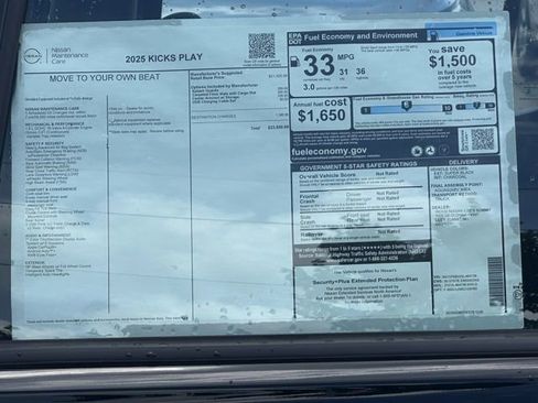 New 2025 Nissan Kicks Play S image 10