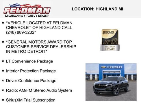 New 2026 Chevrolet Trax LT w/ Driver Confidence Package image 3