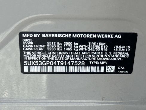 Used 2026 BMW X3 xDrive30i w/ Convenience Package AWD/4WD image 30