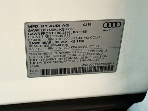 Used 2018 Audi Q3 2.0T Premium Plus w/ Premium Plus Package AWD/4WD image 34