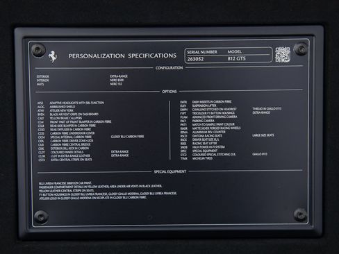 Certified 2021 Ferrari 812 GTS RWD image 52