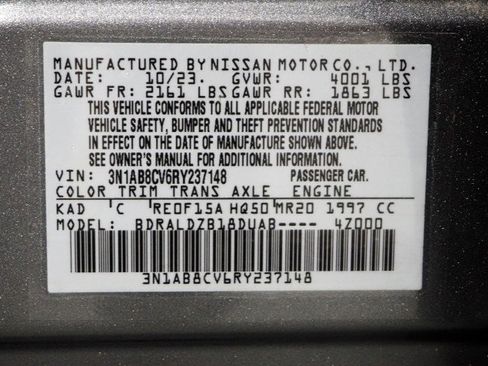 Used 2024 Nissan Sentra SV w/ SV Premium Package image 67