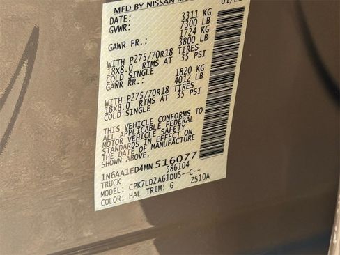 Used 2021 Nissan Titan PRO-4X image 32