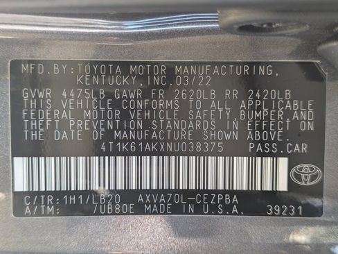 Used 2022 Toyota Camry XSE image 27