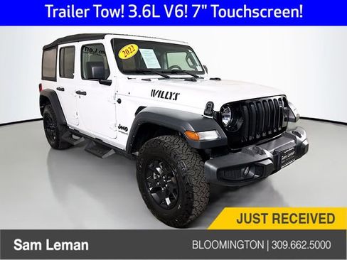 Used 2022 Jeep Wrangler Unlimited Sport image 1