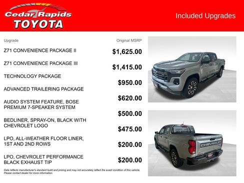 Used 2023 Chevrolet Colorado Z71 w/ Z71 Convenience Package 2 AWD/4WD image 6
