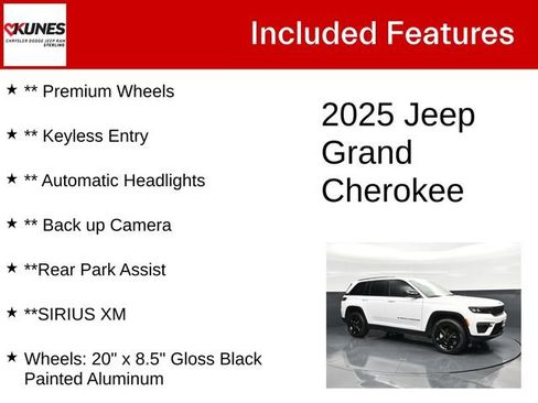 Used 2025 Jeep Grand Cherokee Limited w/ Black Appearance Package AWD/4WD image 5