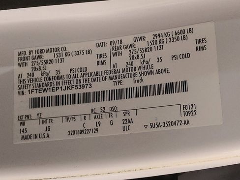 Used 2018 Ford F150 XL w/ Equipment Group 101A Mid image 33