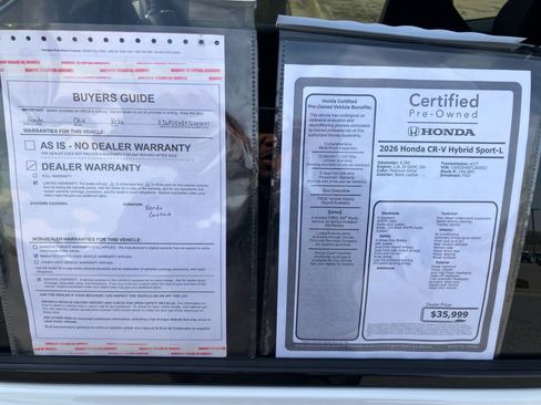 Certified 2026 Honda CR-V Sport-L image 37