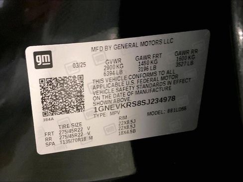 Used 2025 Chevrolet Traverse High Country w/ LPO, Floor Liner Package AWD/4WD image 32