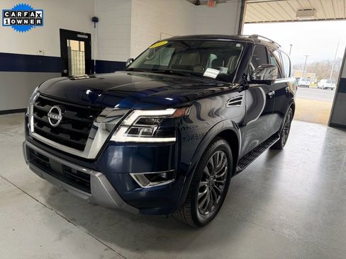 Used 2023 Nissan Armada Platinum w/ Captain's Chairs Package image 37