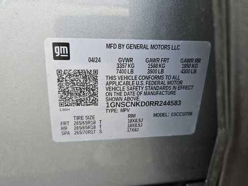 Used 2024 Chevrolet Tahoe LT RWD image 8