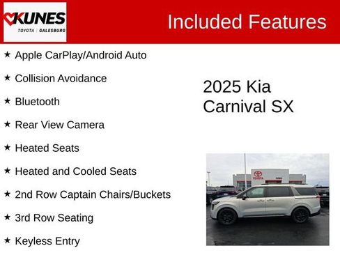 Used 2025 Kia Carnival SX FWD image 2