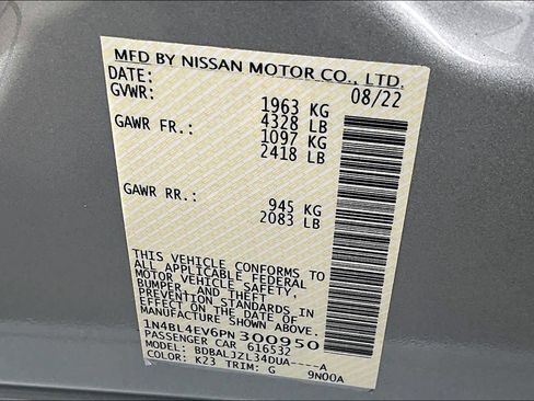 Certified 2023 Nissan Altima 2.5 SL image 33