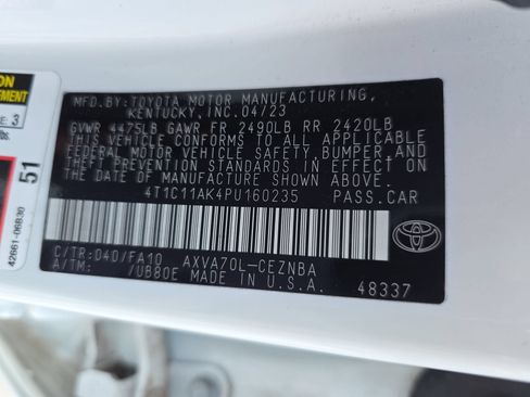 Used 2023 Toyota Camry LE FWD image 32