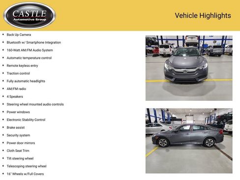 Used 2016 Honda Civic LX image 3