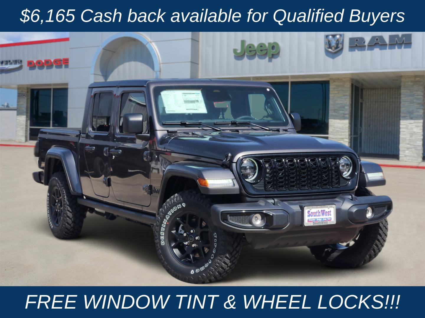 New 2026 Jeep Gladiator Sport AWD/4WD 360° Tour