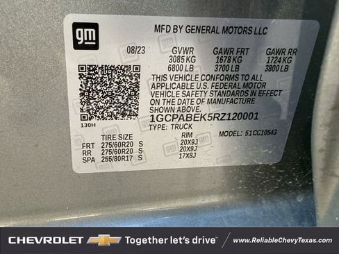 Used 2024 Chevrolet Silverado 1500 Custom RWD image 10