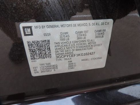 Used 2019 Chevrolet Silverado 1500 Custom Trail Boss w/ Infotainment Package image 17