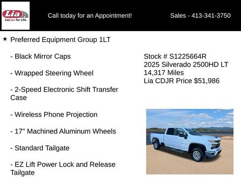 Used 2025 Chevrolet Silverado 2500 LT w/ Convenience Package AWD/4WD image 21