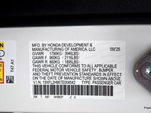 New 2026 Honda Civic Sport image 17