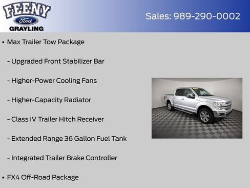 Used 2018 Ford F150 Lariat w/ Equipment Group 502A Luxury image 16