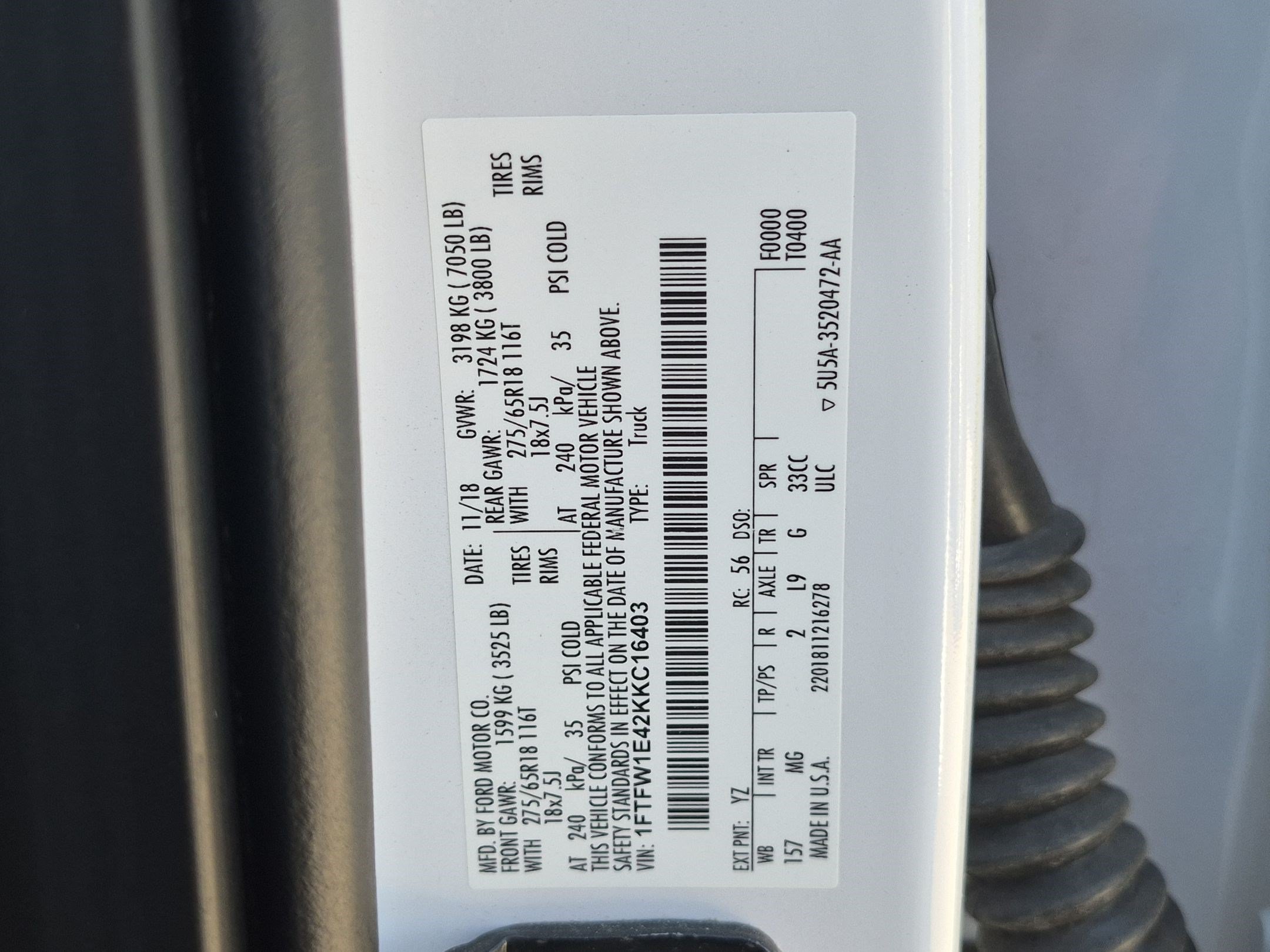 Used 2019 Ford F150 XLT w/ Equipment Group 301A Mid AWD/4WD image 32
