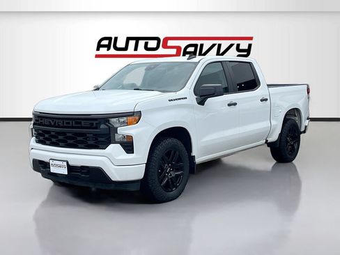 Used 2023 Chevrolet Silverado 1500 Custom w/ LPO, Dark Essentials Package RWD image 3