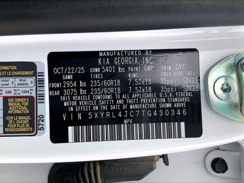 Certified 2026 Kia Sorento S w/ S Panoramic Sunroof Package FWD image 58
