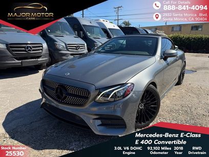 Used 2018 Mercedes-Benz E 400 Cabriolet w/ Premium 1 Package