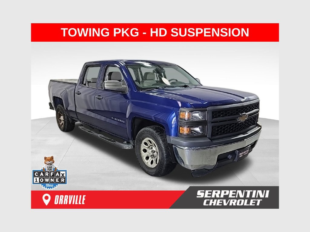 Used 2014 Chevrolet Silverado 1500 W/T w/ Chrome Bumper Package RWD image 1