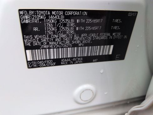 Used 2017 Toyota RAV4 LE w/ All Weather Liner Package image 33