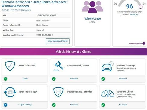 Used 2021 Ford Bronco Black Diamond w/ Sasquatch Package image 3