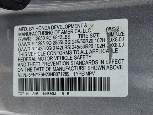 Used 2022 Honda Pilot Special Edition image 34