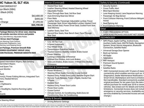 Used 2019 GMC Yukon XL SLT AWD/4WD image 5
