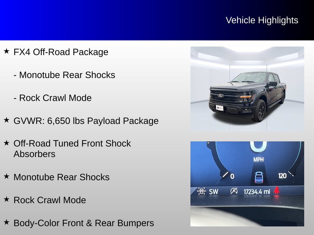 Used 2024 Ford F150 XLT w/ FX4 Off-Road Package AWD/4WD image 16