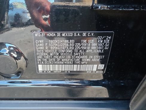 Certified 2024 Honda HR-V Sport image 30