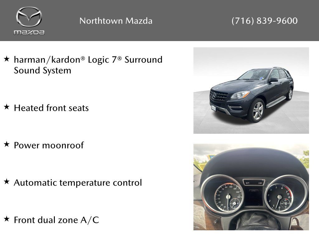 Used 2015 Mercedes-Benz ML 350 4MATIC image 2