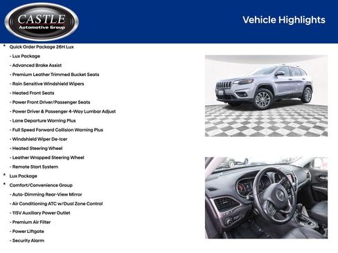 Used 2020 Jeep Cherokee Latitude Lux w/ Comfort/Convenience Group AWD/4WD image 4